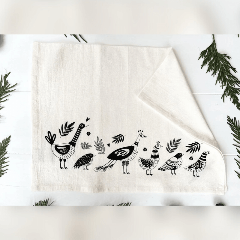 Feathered Fern Tea Towel